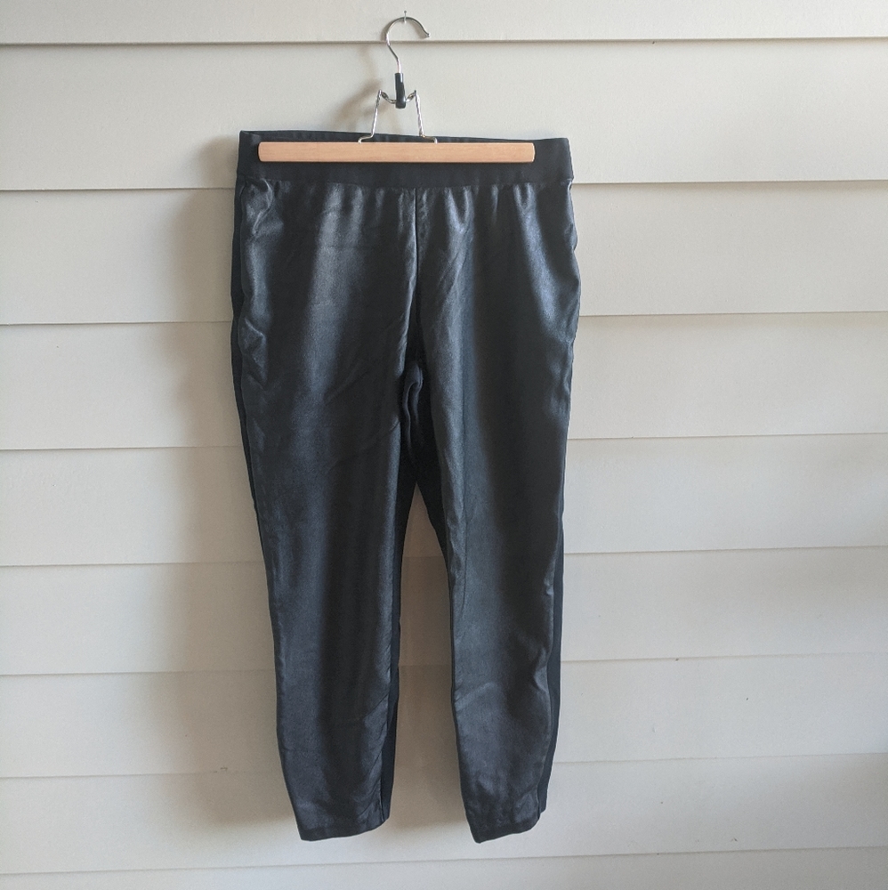 Gap Faux leather front leggings